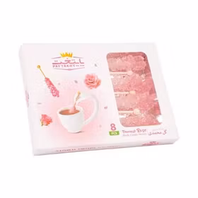 Nabat saffran och ros Paytakht 8st- نبات۸ عددی گل محمدی و زعفرانی