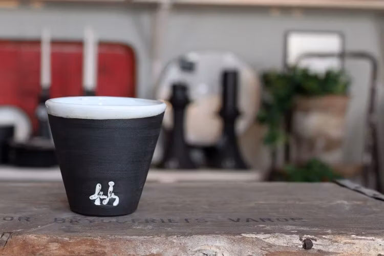 Liten kaffekopp - Svart