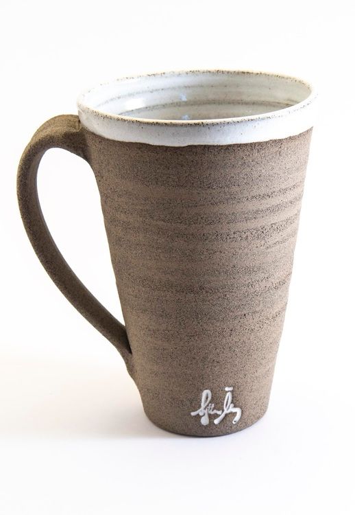 Kaffekopp i granit lera