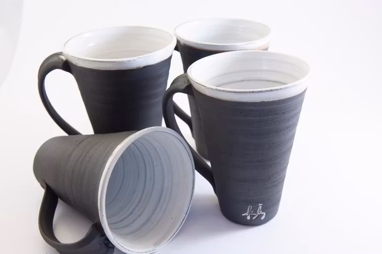 Hög kaffekopp - Svart