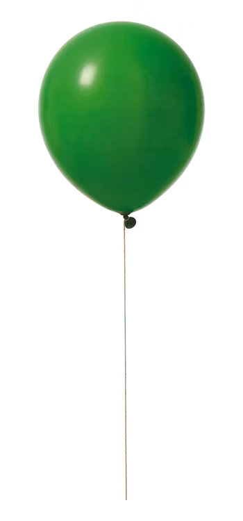 Ballong - Grön