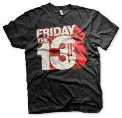 FRIDAY THE 13TH: Block Logo T-shirt (black)