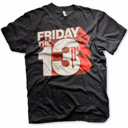 FRIDAY THE 13TH: Block Logo T-shirt (black)