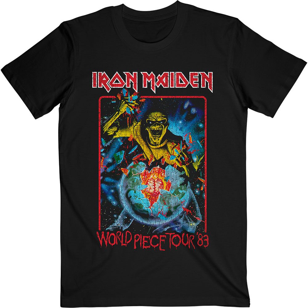 IRON MAIDEN: World Piece Tour ´83 T-shirt (black)
