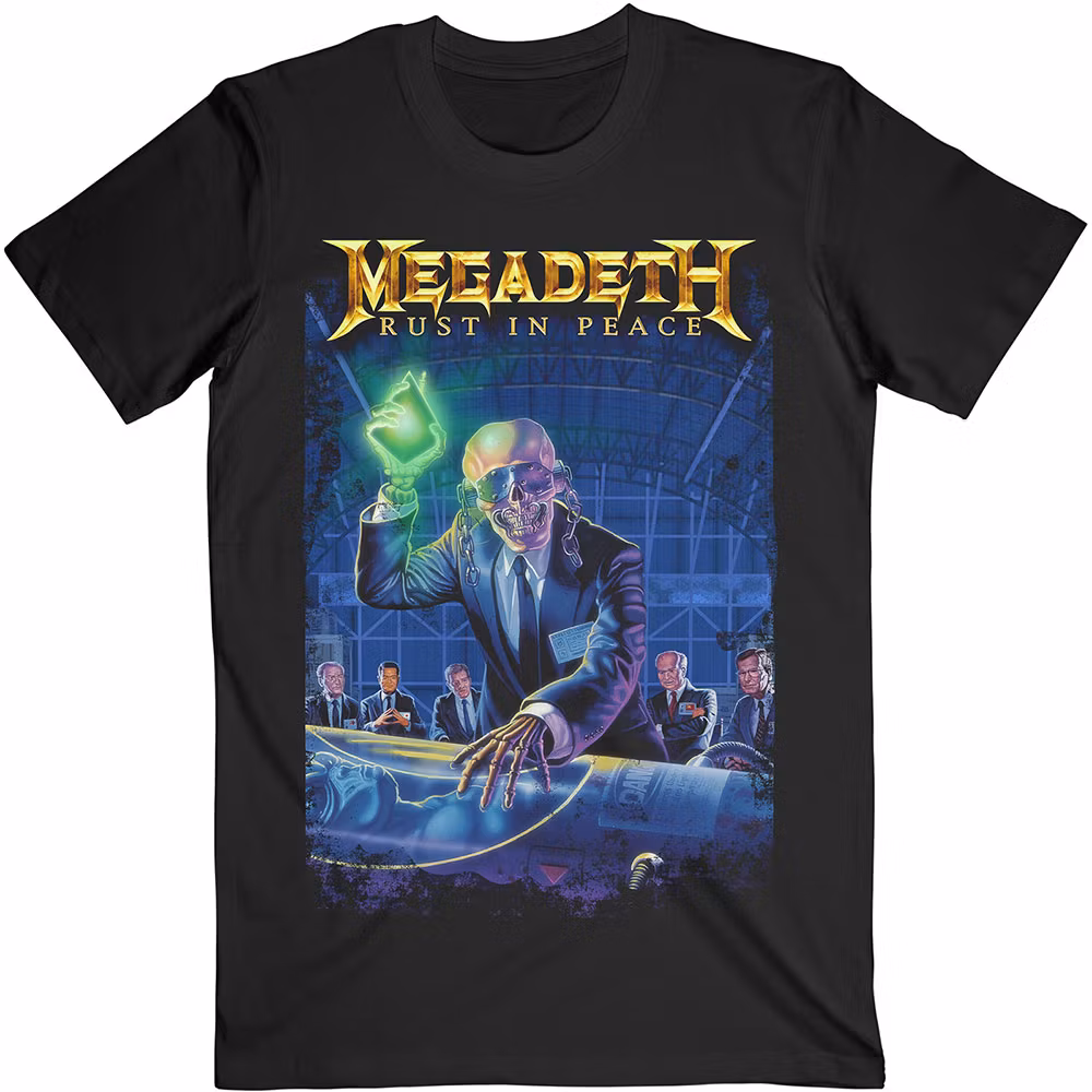 MEGADETH: Rust In Peace 30th Anniversary (Back Print) T-shirt (black)