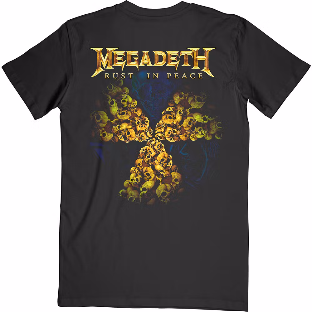 MEGADETH: Rust In Peace 30th Anniversary (Back Print) T-shirt (black)
