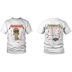 METALLICA: One Landmine (Back Print) T-shirt (white)