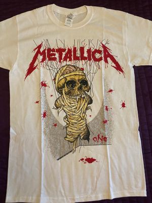 METALLICA: One Landmine (Back Print) T-shirt (white)