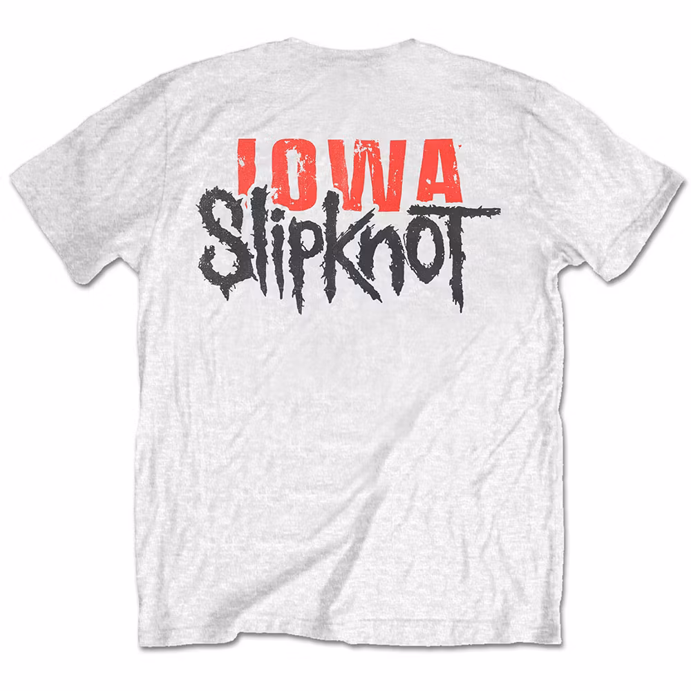 SLIPKNOT: Iowa Goat Shadow (Back Print) T-shirt (white)