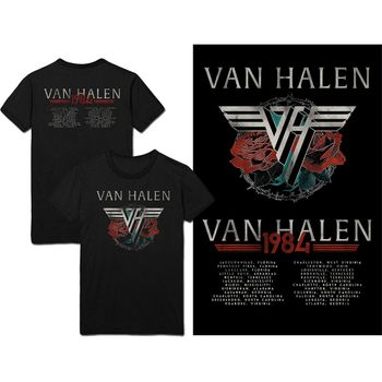 VAN HALEN: 84 Tour (Back Print) T-shirt (black)