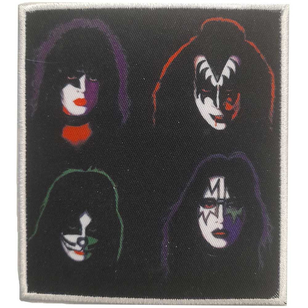KISS: 4 Heads Printed Patch (tygmärke)