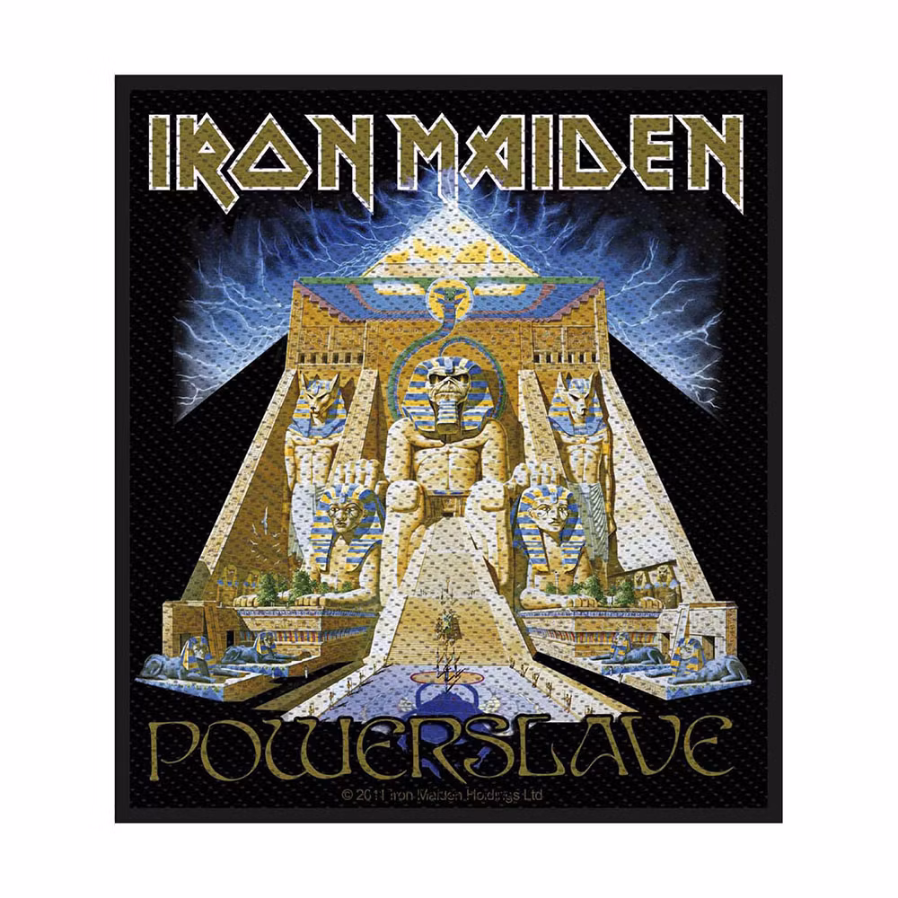 IRON MAIDEN: Powerslave Standard Patch (tygmärke)