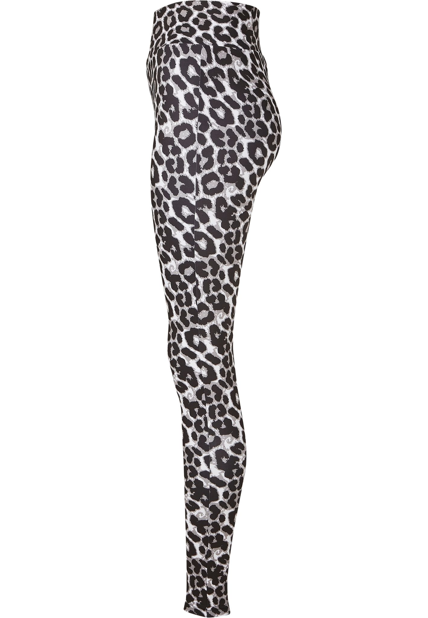 URBAN CLASSICS: Ladies AOP High Waist Leggings (grey leo)
