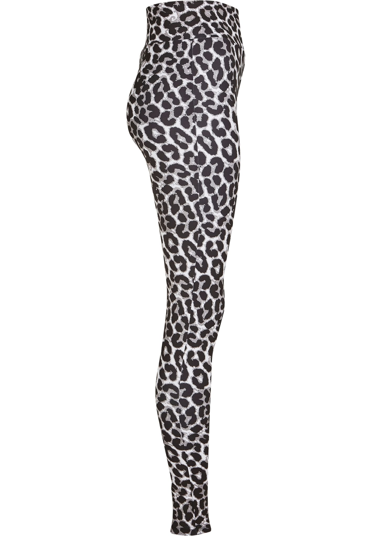 URBAN CLASSICS: Ladies AOP High Waist Leggings (grey leo)