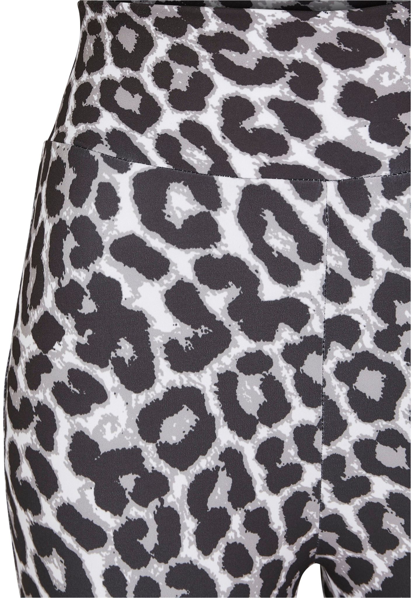 URBAN CLASSICS: Ladies AOP High Waist Leggings (grey leo)