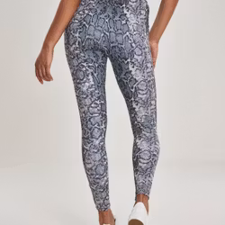 URBAN CLASSICS: Ladies AOP High Waist Leggings (grey snake)
