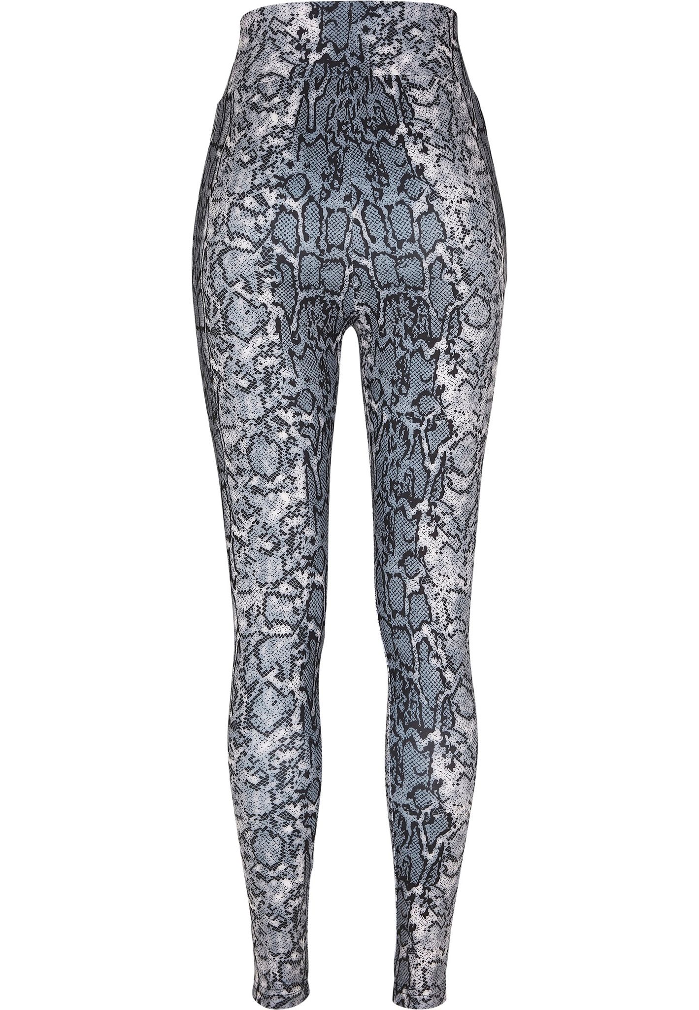 URBAN CLASSICS: Ladies AOP High Waist Leggings (grey snake)