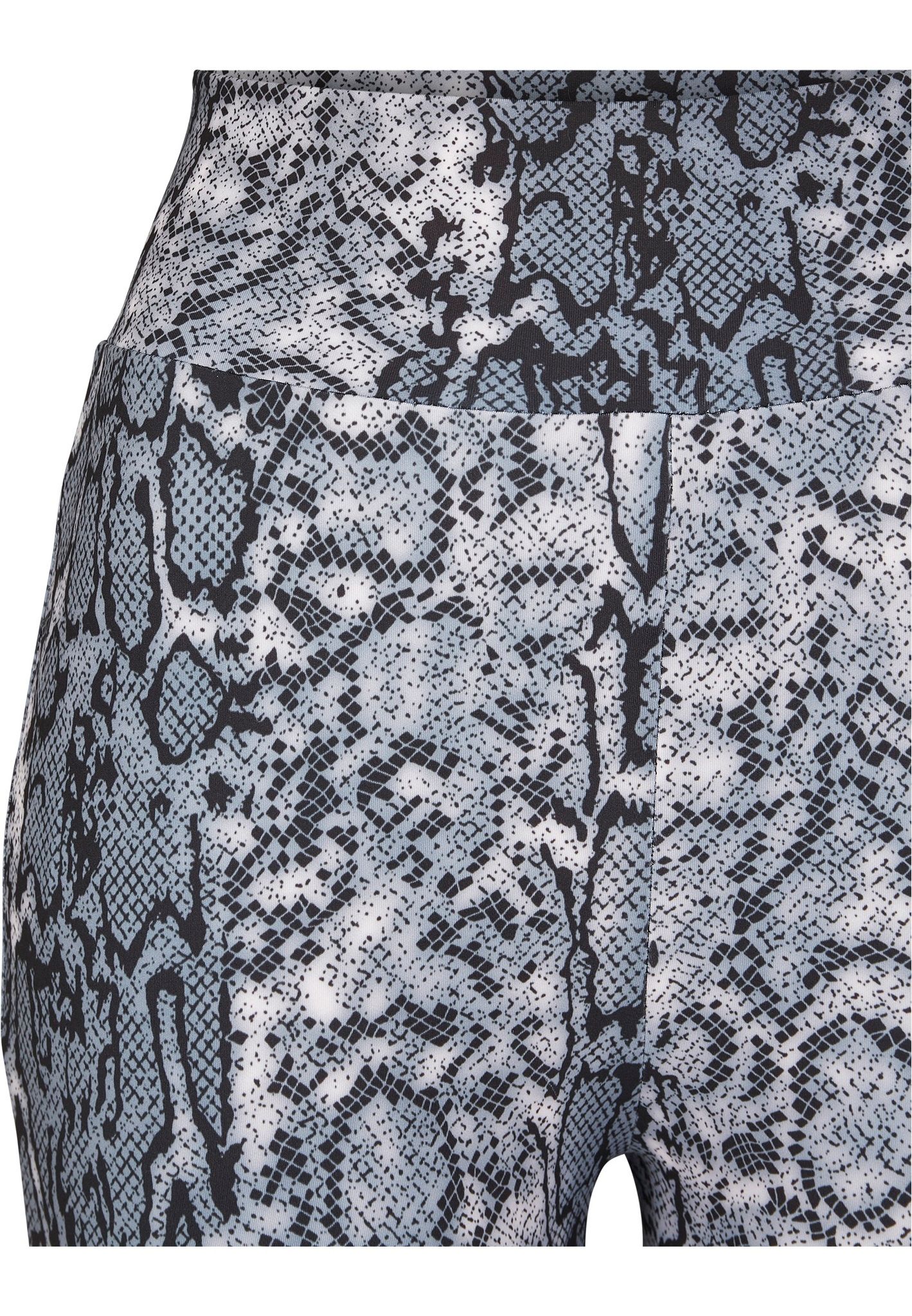 URBAN CLASSICS: Ladies AOP High Waist Leggings (grey snake)