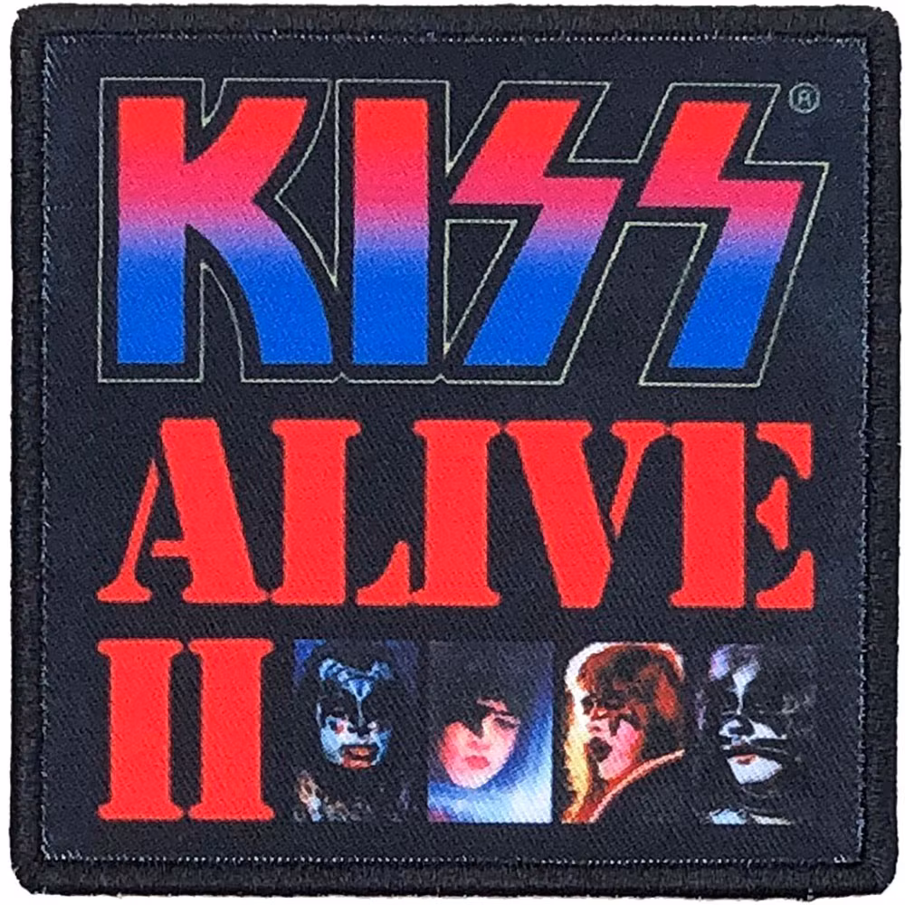 KISS: Alive II Printed Patch (tygmärke)