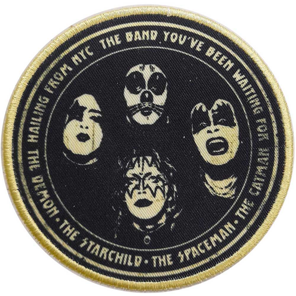 KISS: Hailing From NYC Printed Patch (tygmärke)