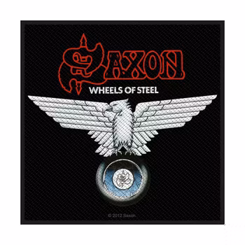 SAXON: Wheels Of Steel Standard Patch (tygmärke)