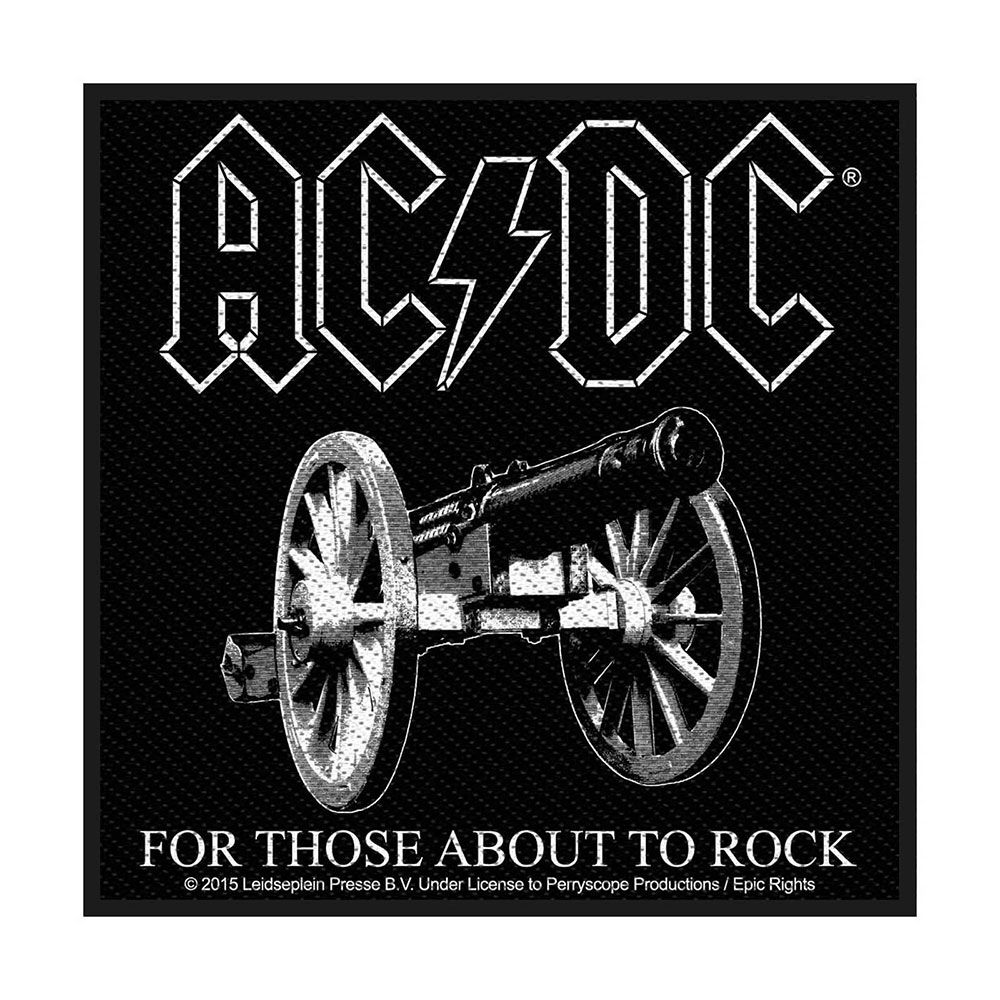 AC/DC: For Those About To Rock Standard Patch (tygmärke)