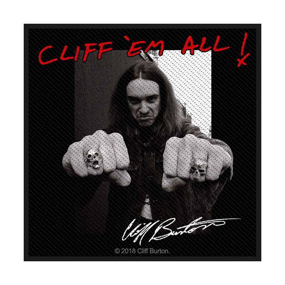 METALLICA: Cliff ´Em All Standard Patch (tygmärke)