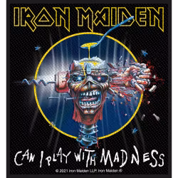 IRON MAIDEN: Can I Play With Madness Standard Patch (tygmärke)