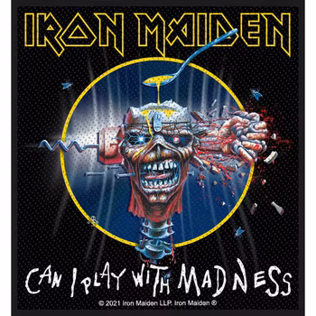 IRON MAIDEN: Can I Play With Madness Standard Patch (tygmärke)
