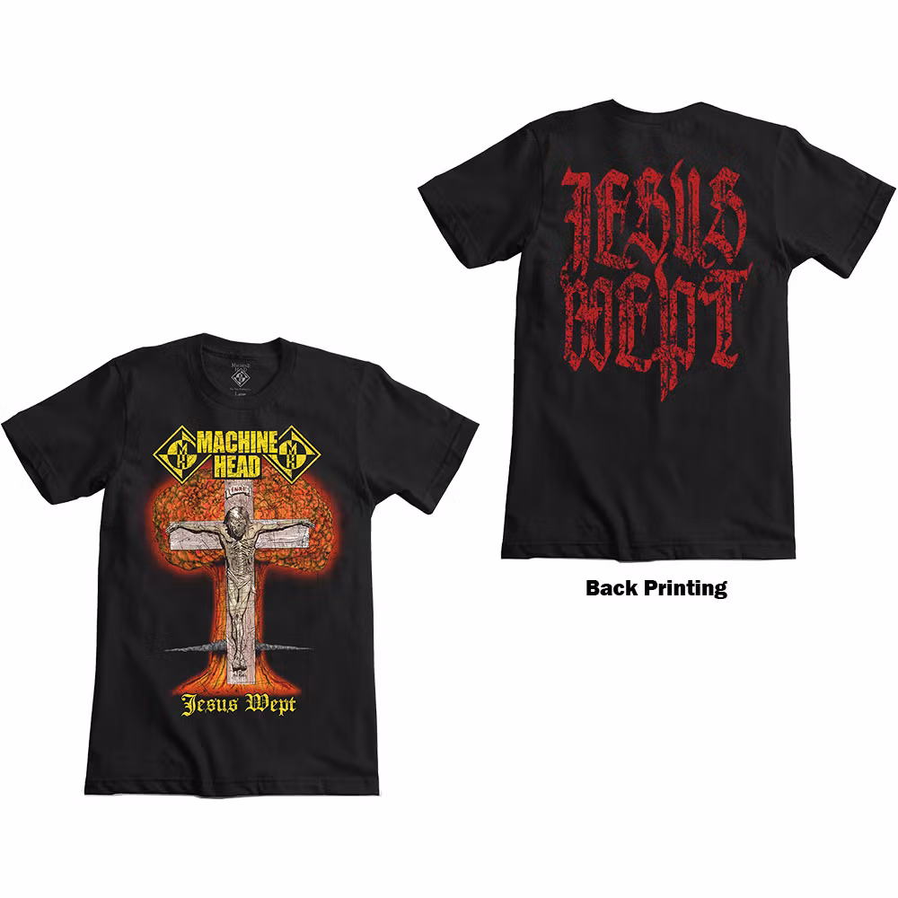 MACHINE HEAD: Jesus Wept T-shirt (black)