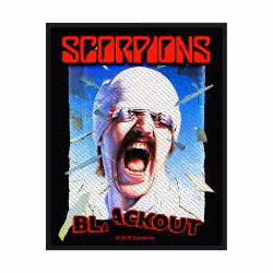 SCORPIONS: Blackout Standard Patch (tygmärke)