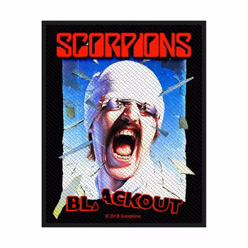 SCORPIONS: Blackout Standard Patch (tygmärke)
