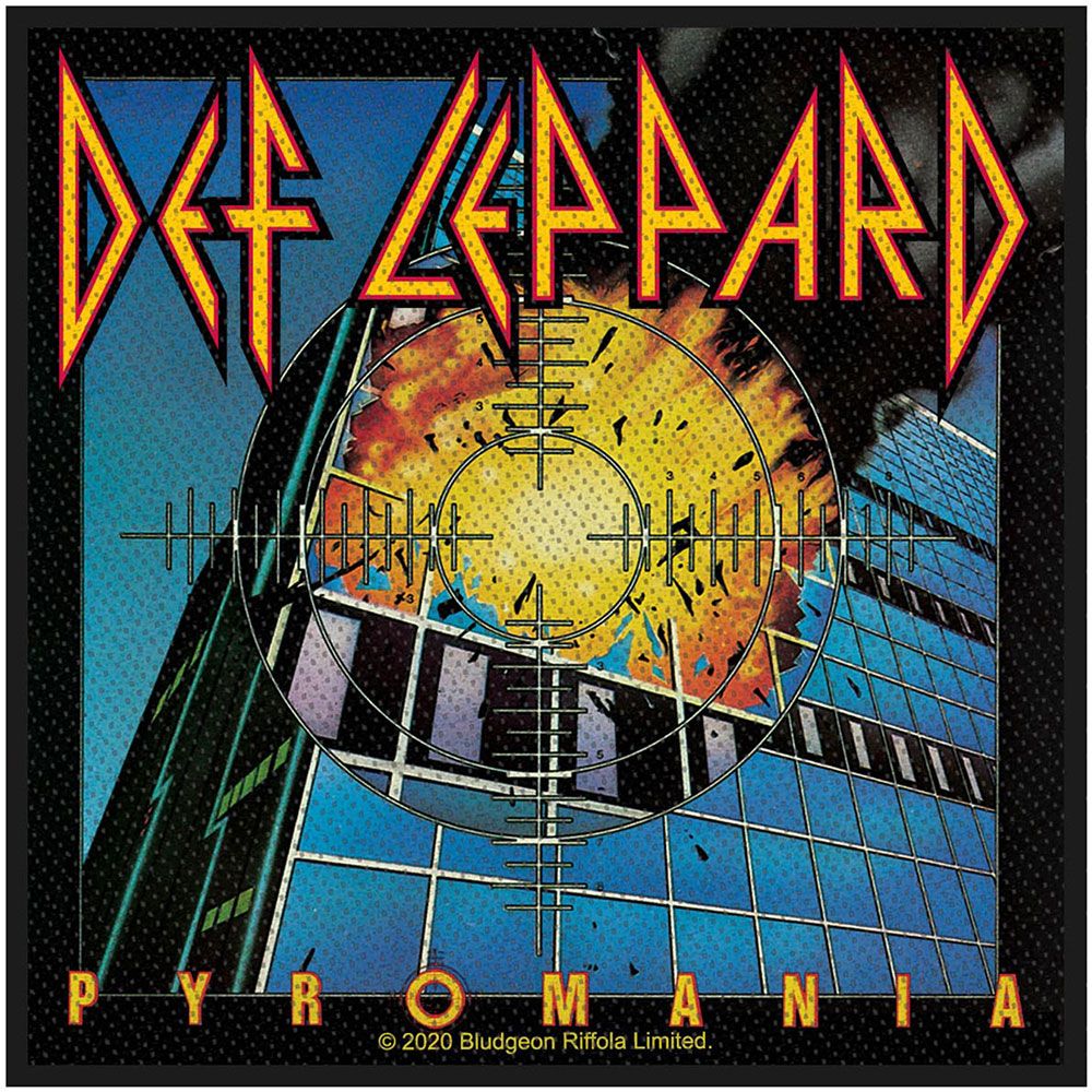 DEF LEPPARD: Pyromania Standard Patch (tygmärke)