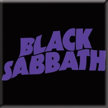 BLACK SABBATH: Wavy Logo fridge magnet (kylskåpsmagnet)