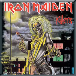 IRON MAIDEN: Killers fridge magnet (kylskåpsmagnet)