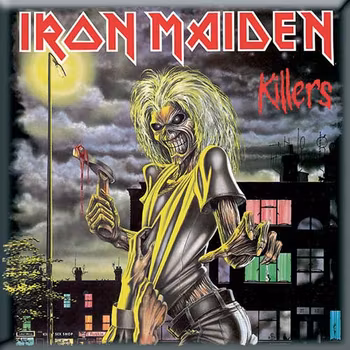IRON MAIDEN: Killers fridge magnet (kylskåpsmagnet)