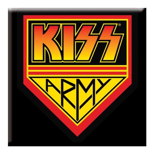 KISS: Army fridge magnet (kylskåpsmagnet)