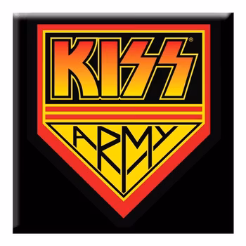 KISS: Army fridge magnet (kylskåpsmagnet)