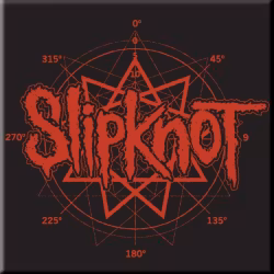 SLIPKNOT: Logo fridge magnet (kylskåpsmagnet)