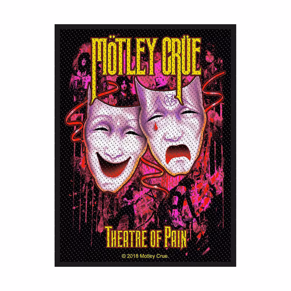 MÖTLEY CRUE: Theatre Of Pain Standard Patch (tygmärke)