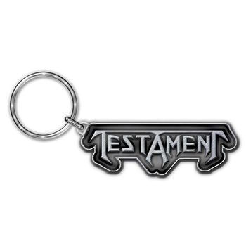 TESTAMENT: Logo Nyckelring