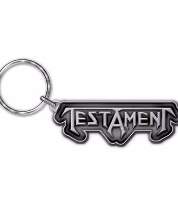 TESTAMENT: Logo Nyckelring