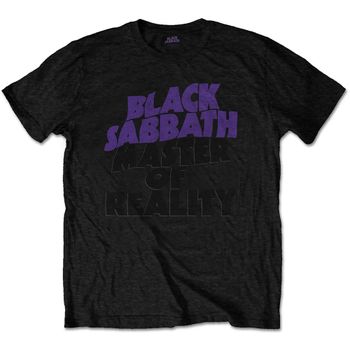 BLACK SABBATH: Master Of Reality Album (back print) T-shirt (black)