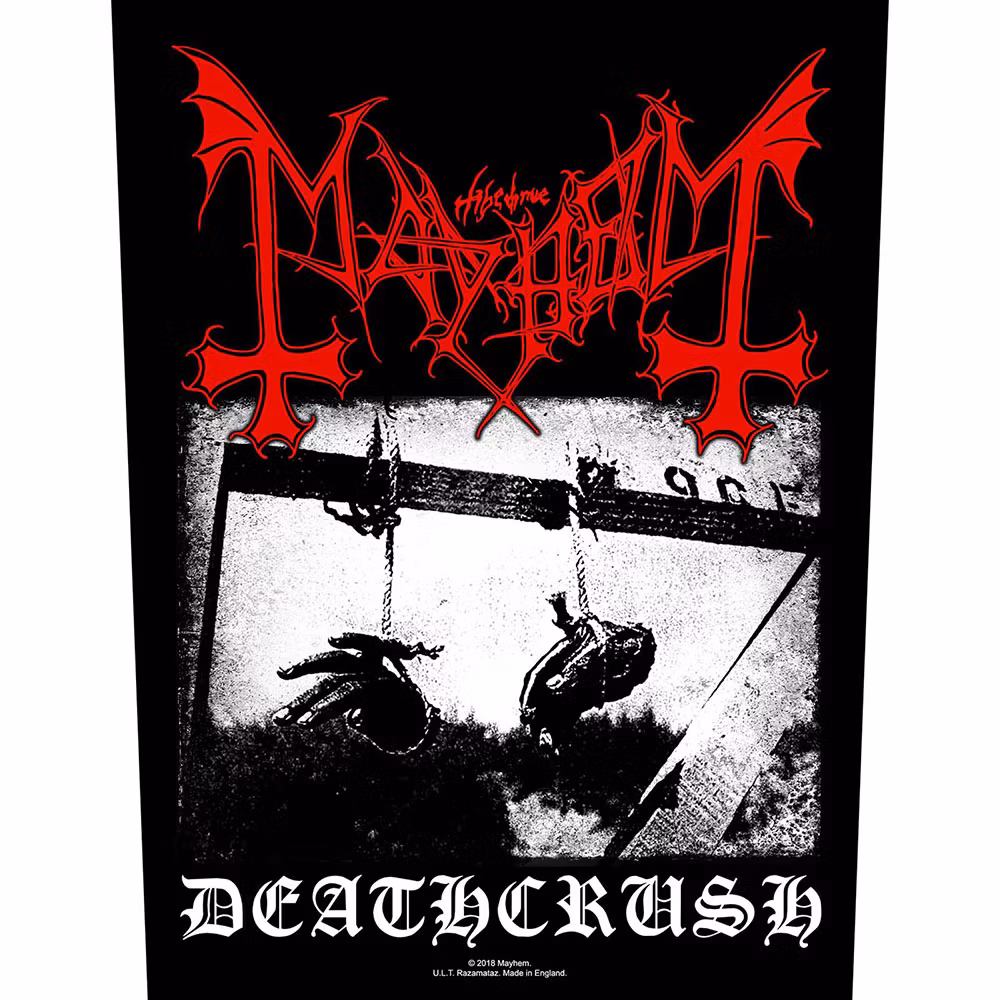 MAYHEM: Deathcrush Back Patch (ryggmärke)