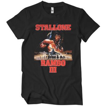 RAMBO: III Poster T-Shirt (Black)