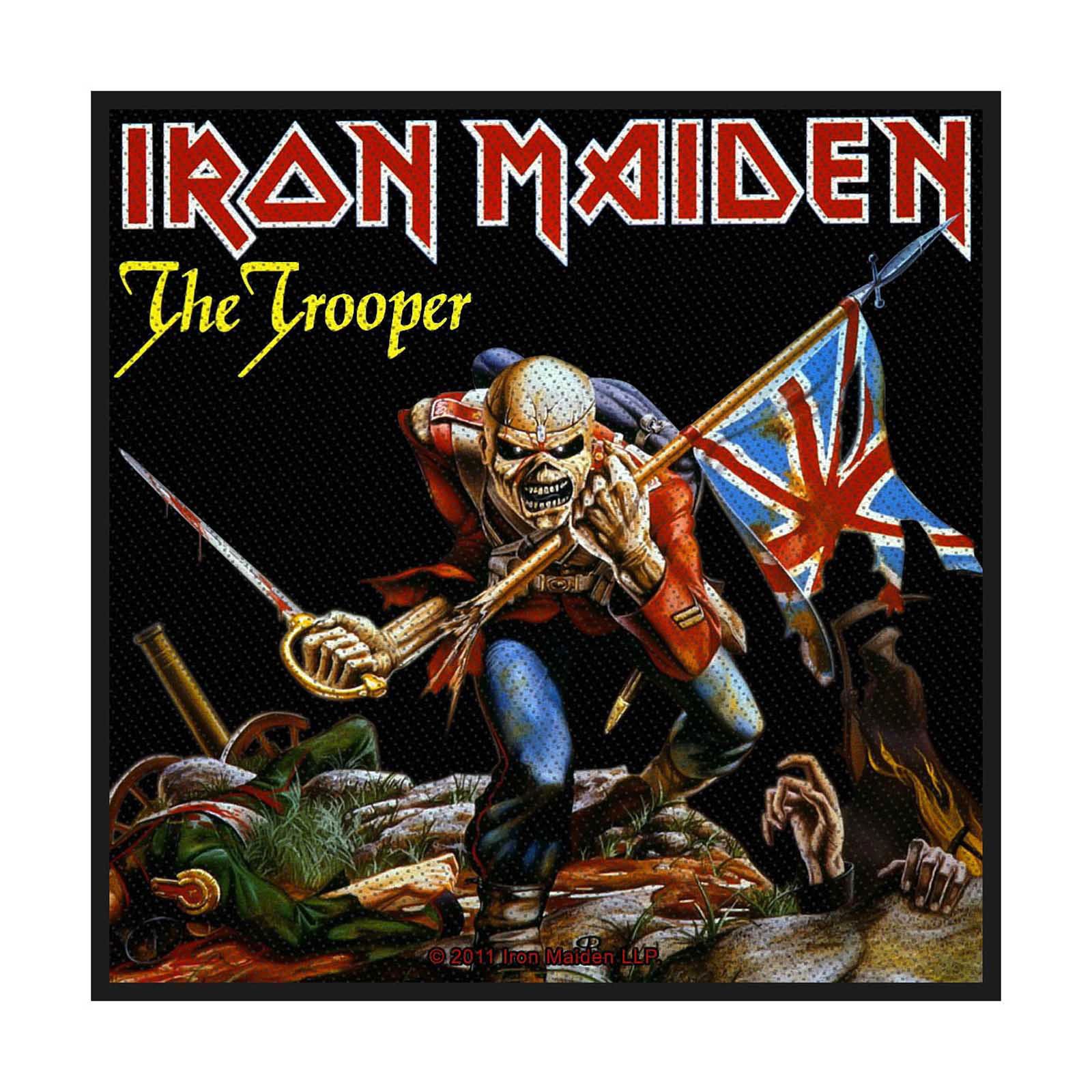IRON MAIDEN: The Trooper Standard Patch (tygmärke)