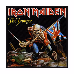 IRON MAIDEN: The Trooper Standard Patch (tygmärke)