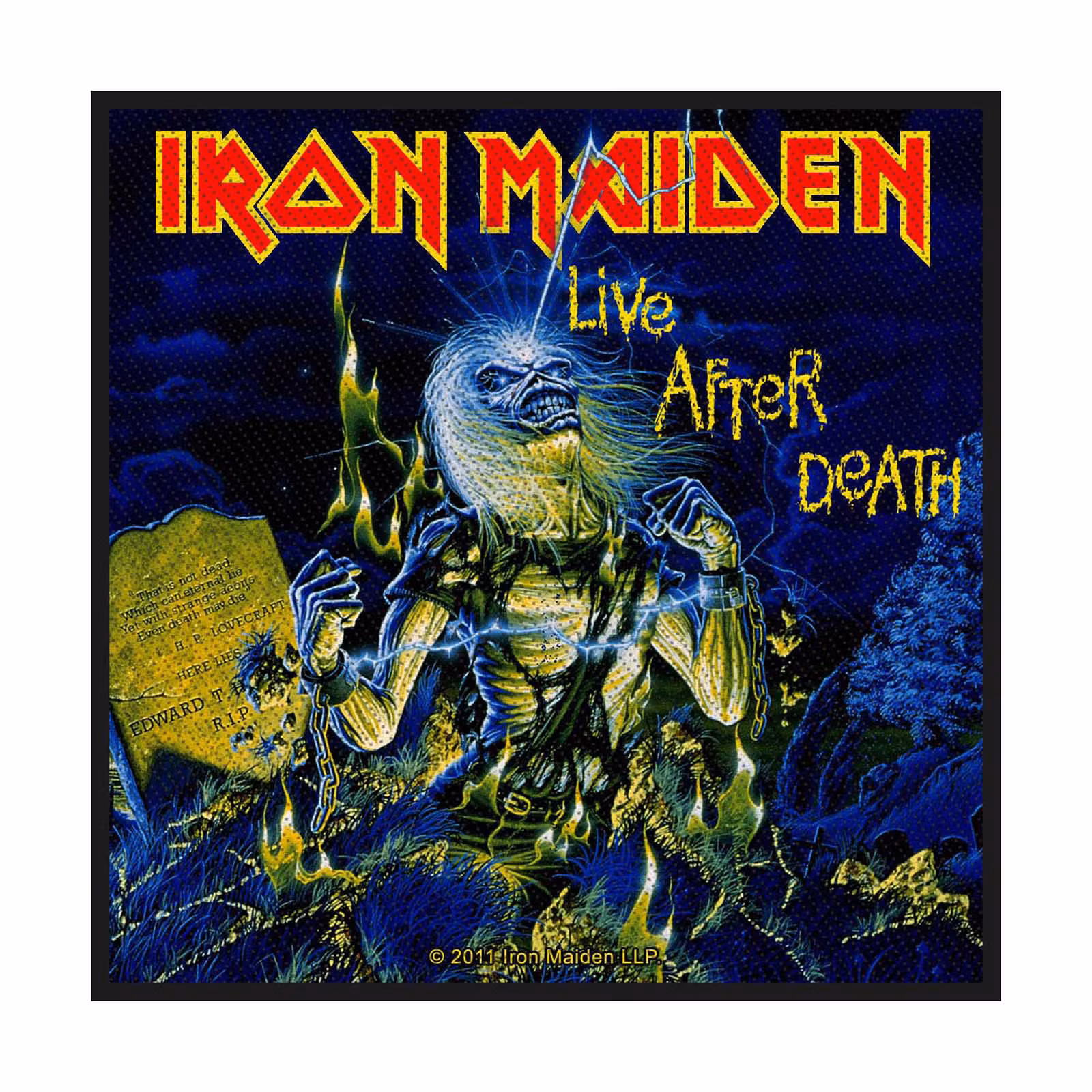 IRON MAIDEN: Live After Death Standard Patch (tygmärke)