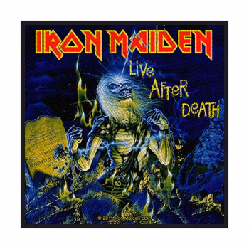IRON MAIDEN: Live After Death Standard Patch (tygmärke)