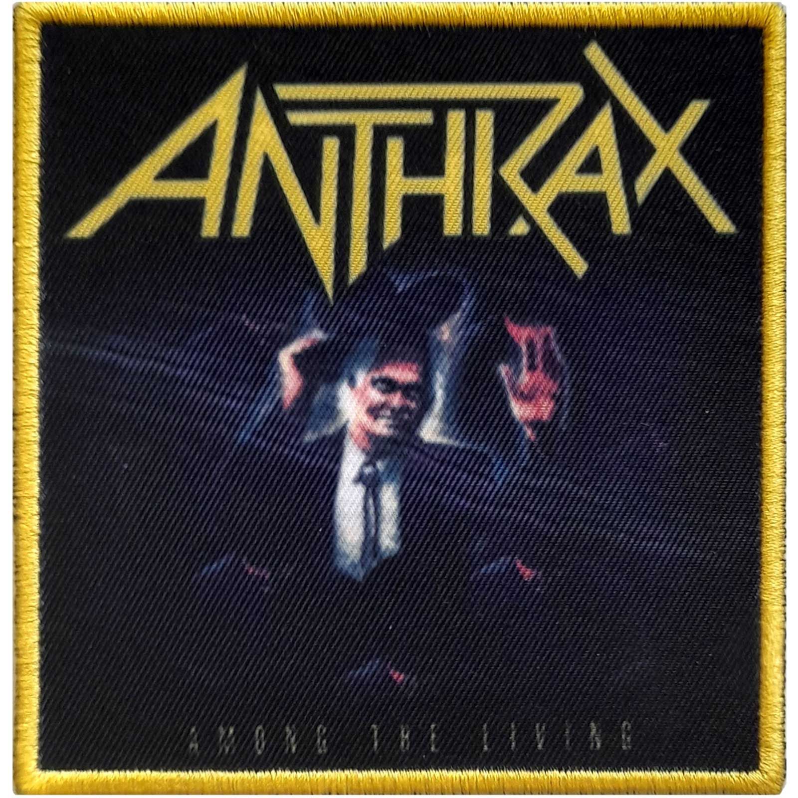 ANTHRAX: Among The Living Printed Patch (tygmärke)